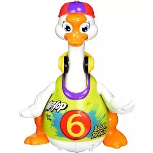 Link Dancing Hip Hop Goose Development Musical Toy With Lights And Sounds
